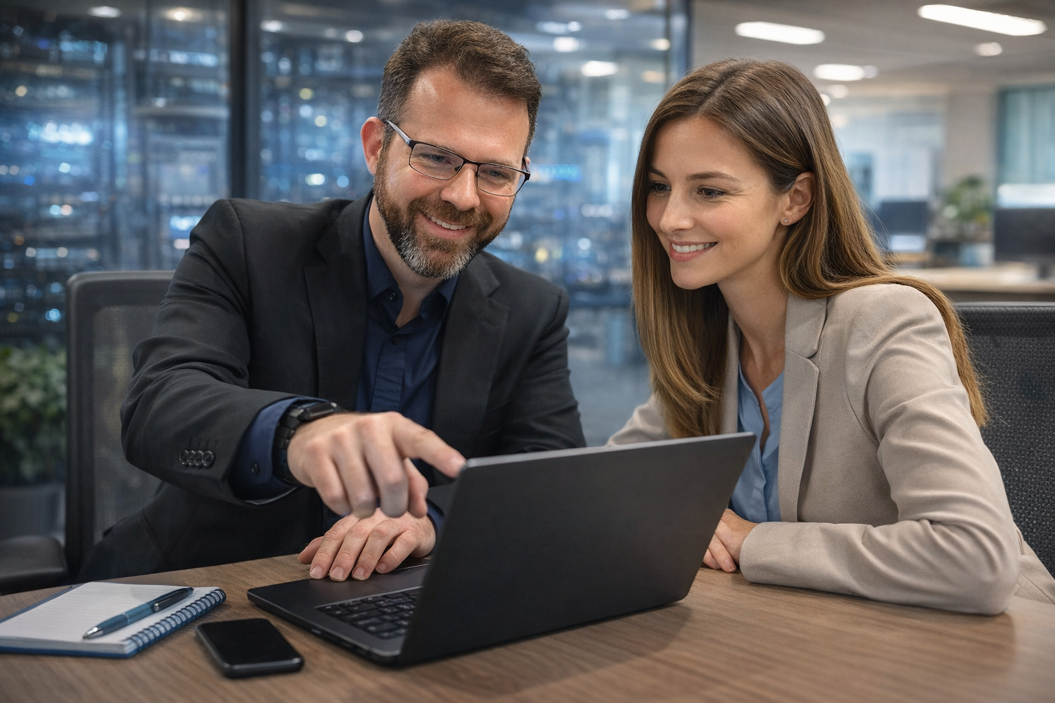 Steven Helping Client