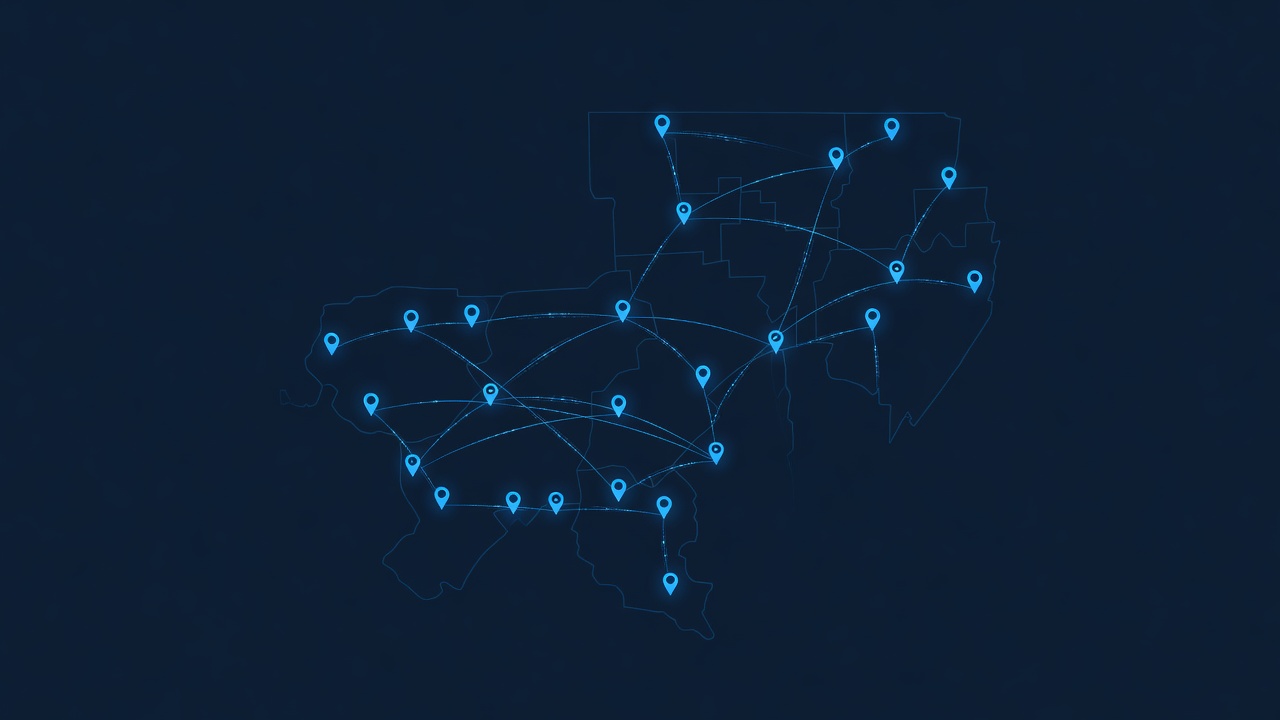 Service area coverage