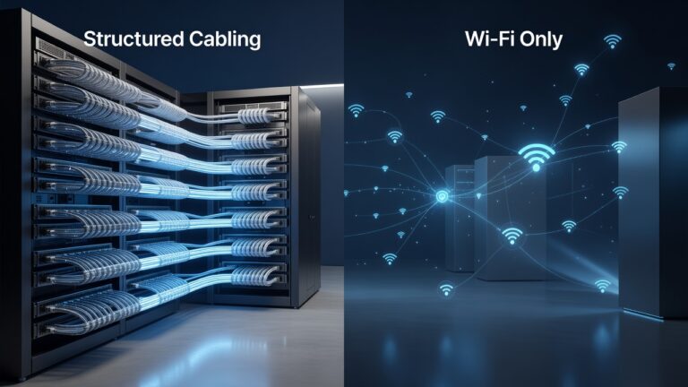 Structured Cabling vs. Wi-Fi Only: The Real Cost for Quincy Small Businesses