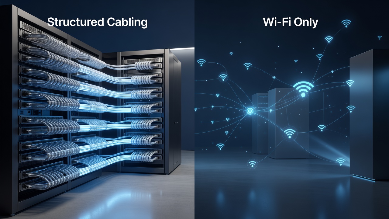 Structured Cabling vs. Wi-Fi Only: The Real Cost for Quincy Small Businesses