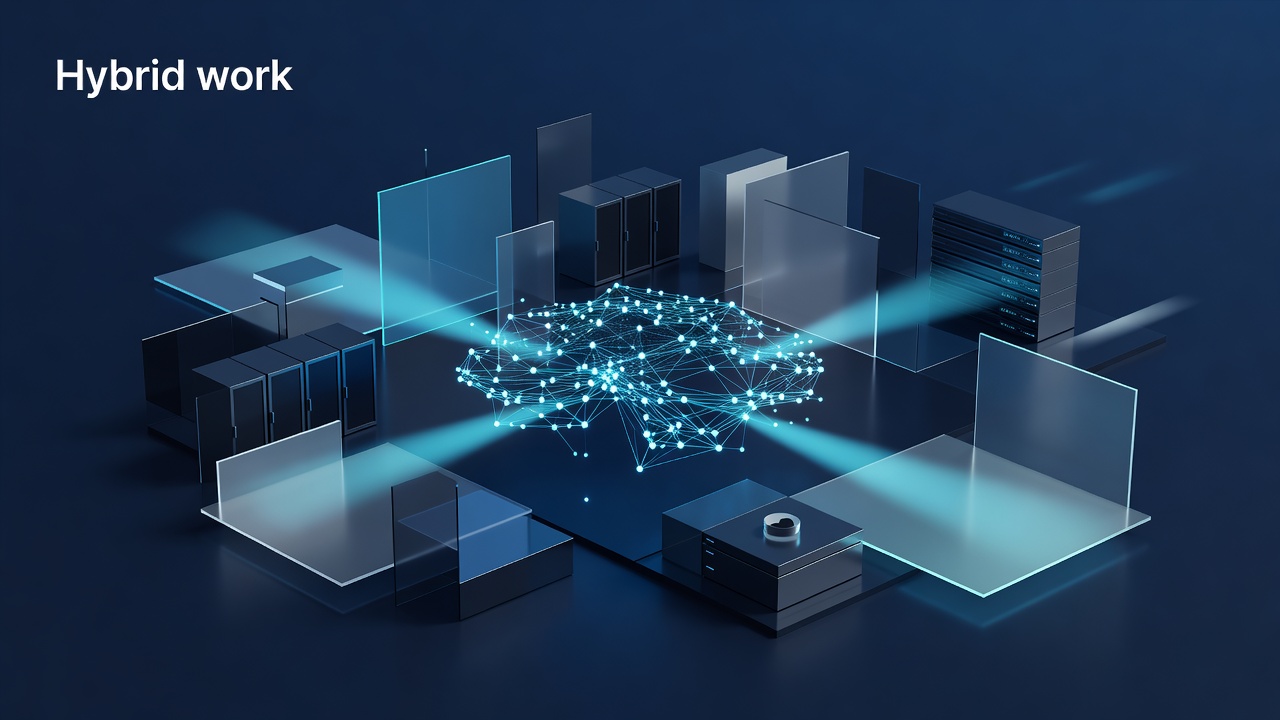 Hybrid work for Quincy shops without punching holes in the office network
